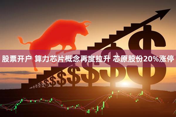 股票开户 算力芯片概念再度拉升 芯原股份20%涨停